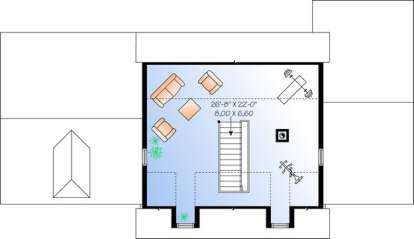 Floorplan 3 for House Plan #034-00855