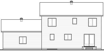 Early American House Plan #034-00856 Elevation Photo