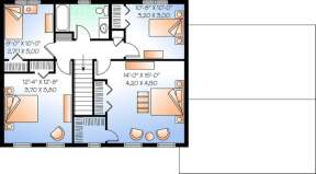 Floorplan 2 for House Plan #034-00856