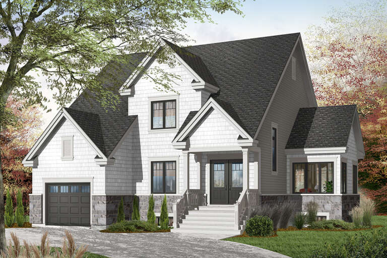 House Plan House Plan #11109 Front Elevation 