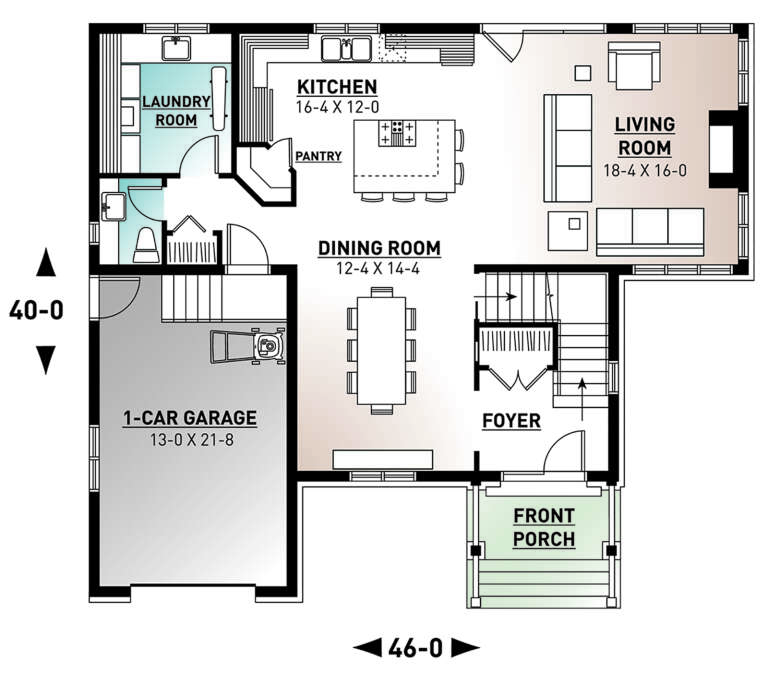 House Plan House Plan #11109 Drawing 1
