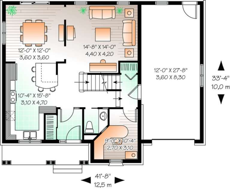 House Plan House Plan #11111 Drawing 1