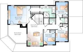 Floorplan 2 for House Plan #034-00861