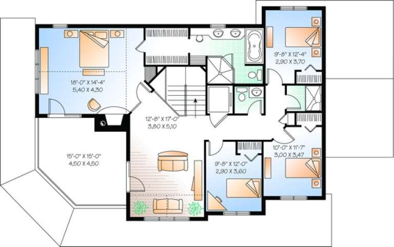 House Plan House Plan #11113 Drawing 2