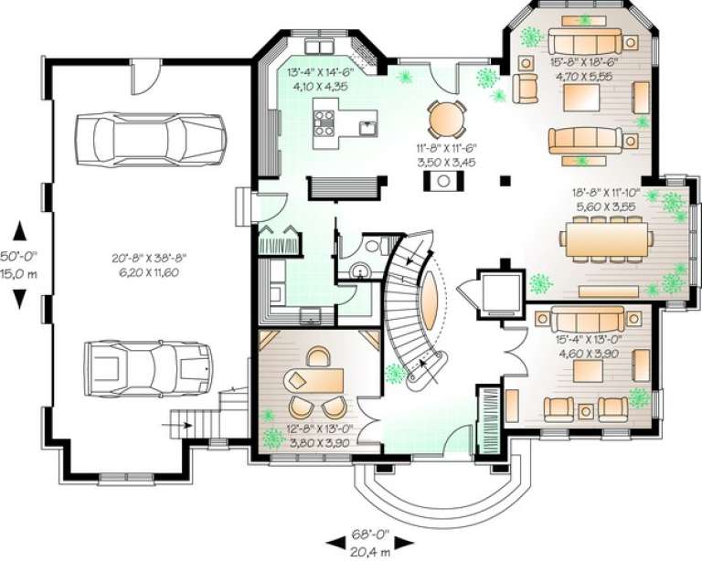 House Plan House Plan #11114 Drawing 1