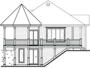 Vacation House Plan #034-00864 Elevation Photo