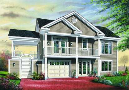 3 Bed, 1 Bath, 2307 Square Foot House Plan - #034-00867