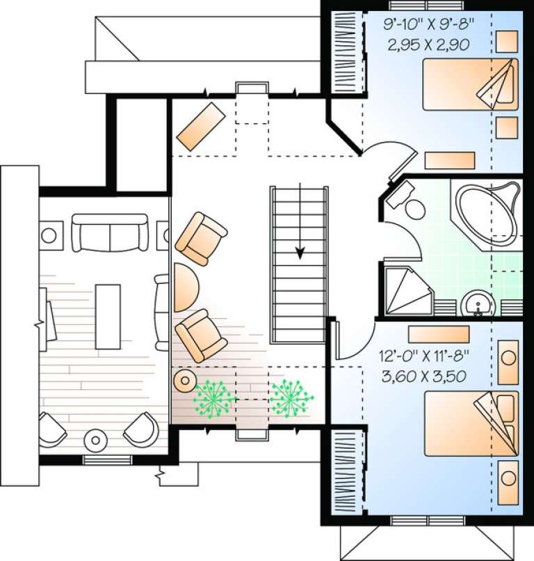 House Plan House Plan #11123 Drawing 2