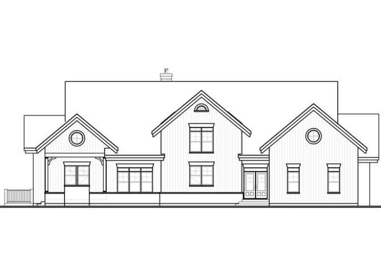 Vacation House Plan #034-00875 Elevation Photo