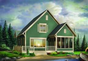 Traditional House Plan #034-00876 Elevation Photo