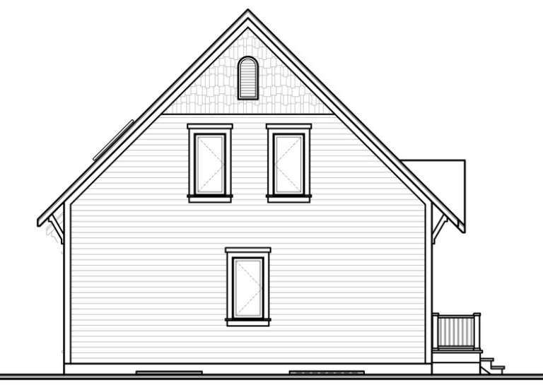 Traditional House Plan #034-00876 Elevation Photo