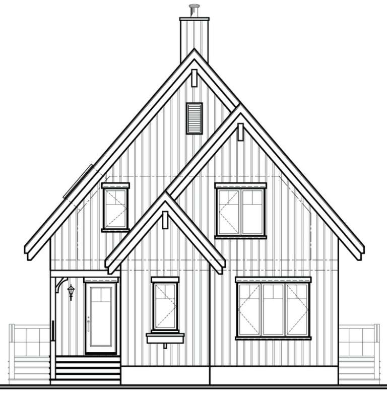 Country House Plan #034-00878 Elevation Photo