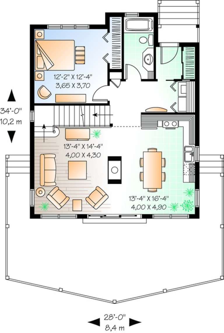 House Plan House Plan #11130 Drawing 1
