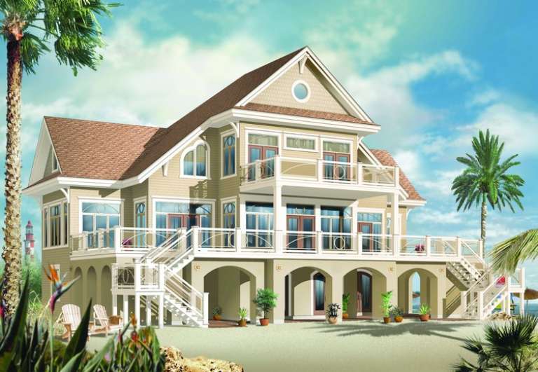 House Plan House Plan #11131 Rear Elevation