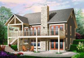 Country House Plan #034-00881 Elevation Photo