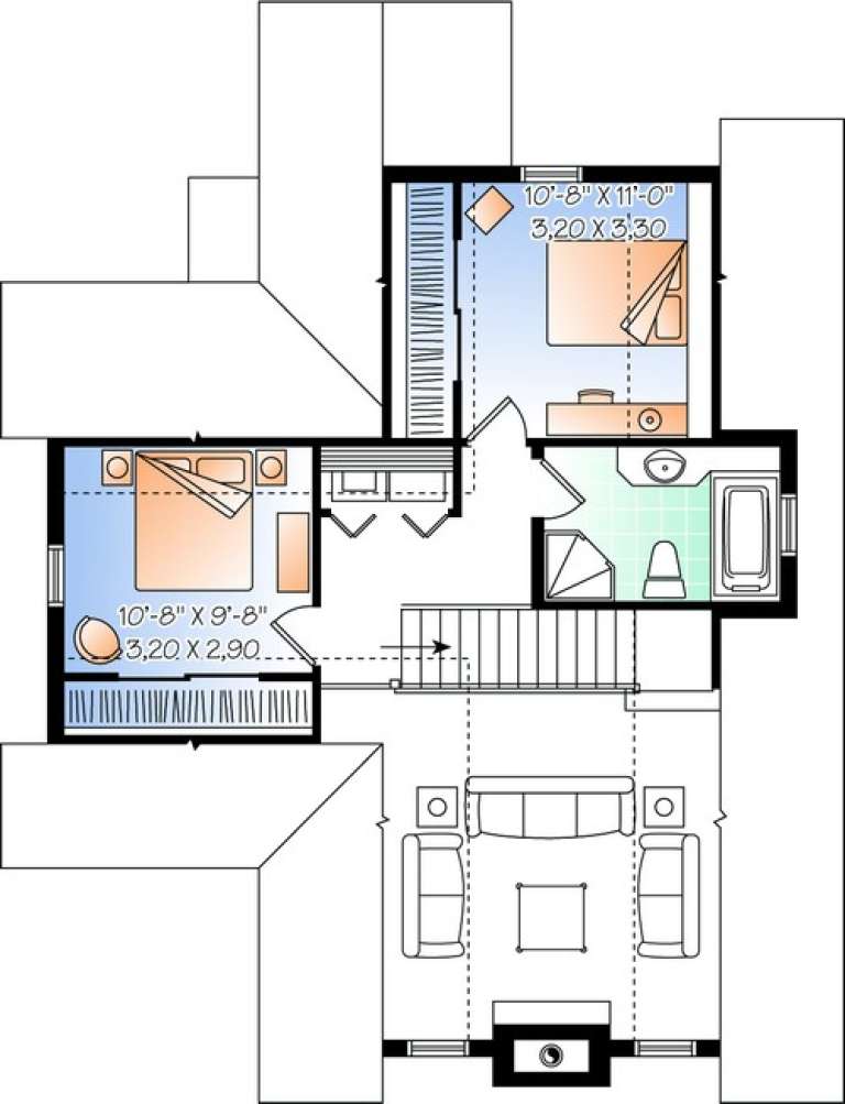 House Plan House Plan #11135 Drawing 2