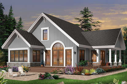 Craftsman House Plan #034-00885 Elevation Photo