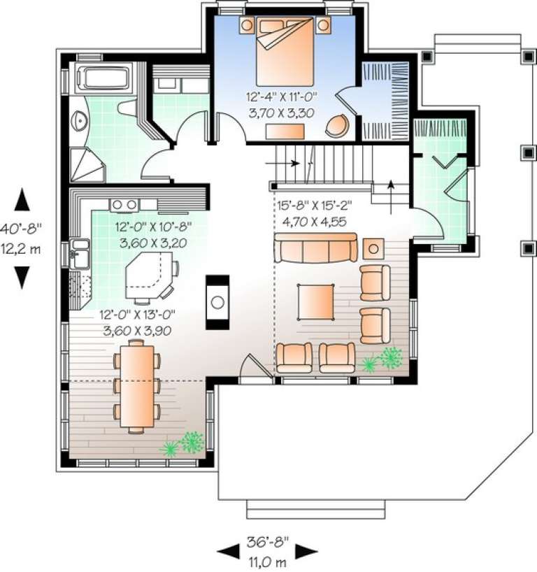House Plan House Plan #11137 Drawing 1