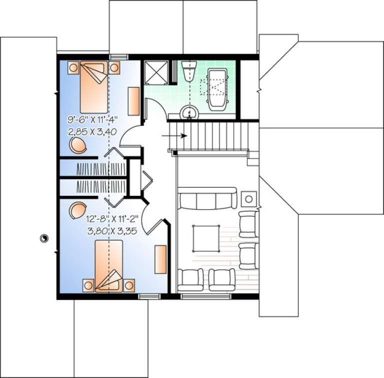 House Plan House Plan #11137 Drawing 2