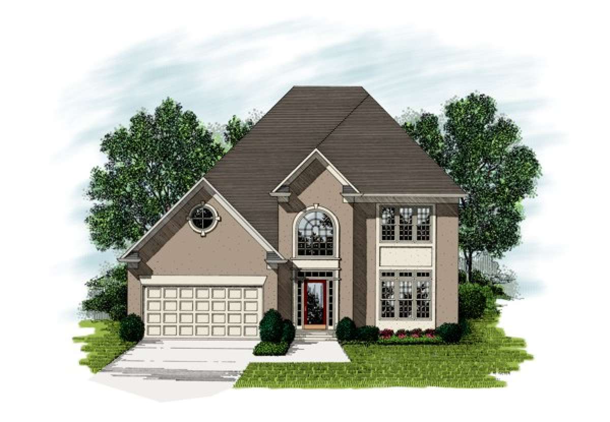 Traditional House Plan #036-00120 Elevation Photo
