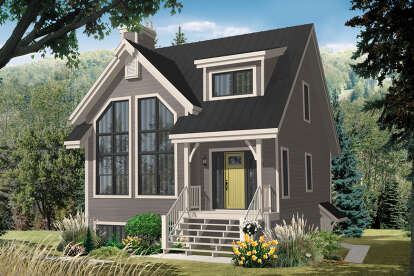 2 Bed, 2 Bath, 1956 Square Foot House Plan - #034-00891