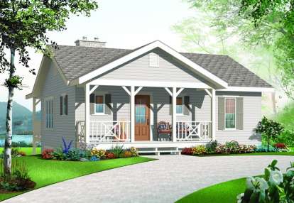 Bungalow House Plan #034-00894 Elevation Photo