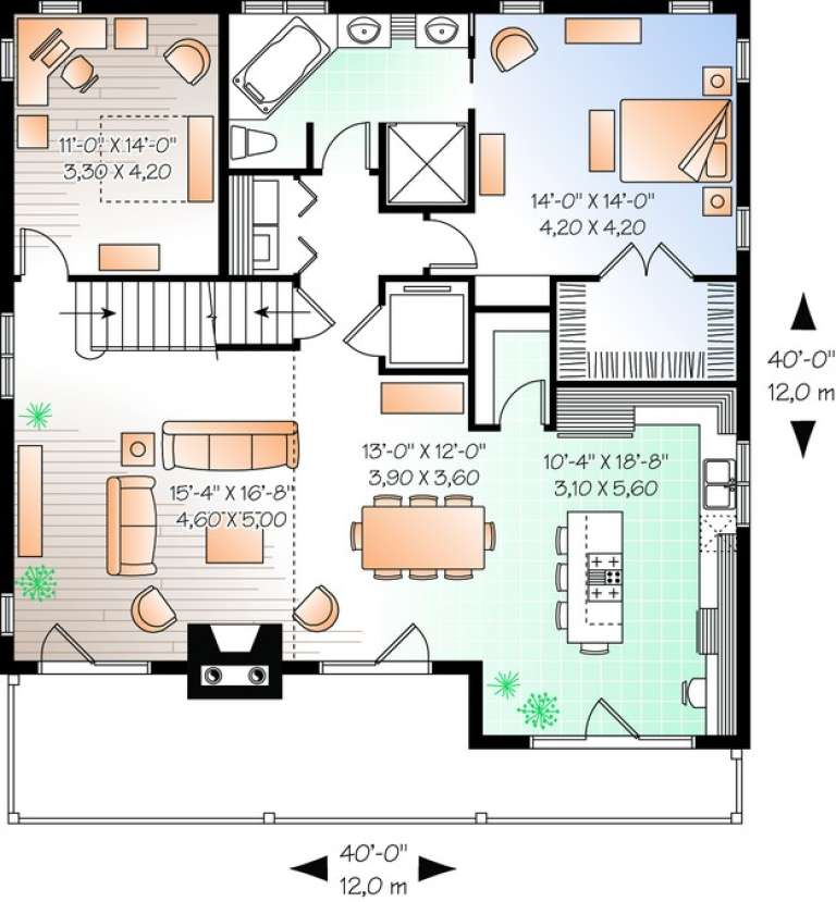 House Plan House Plan #11149 Drawing 2