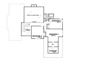 Second Floor for House Plan #036-00121