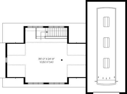 Floorplan 2 for House Plan #034-00907