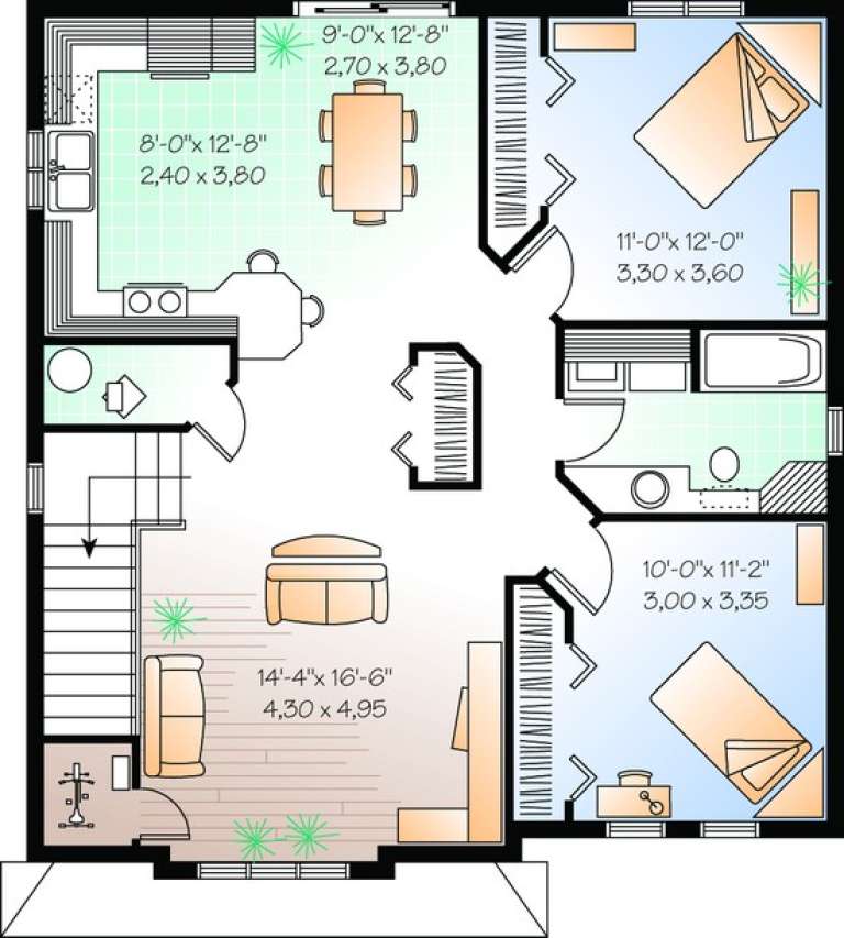 House Plan House Plan #11160 Drawing 2
