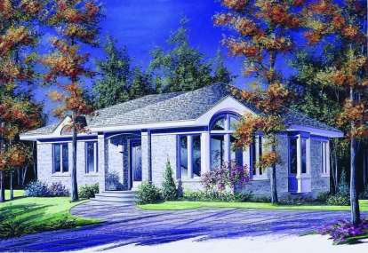 Traditional House Plan #034-00910 Elevation Photo