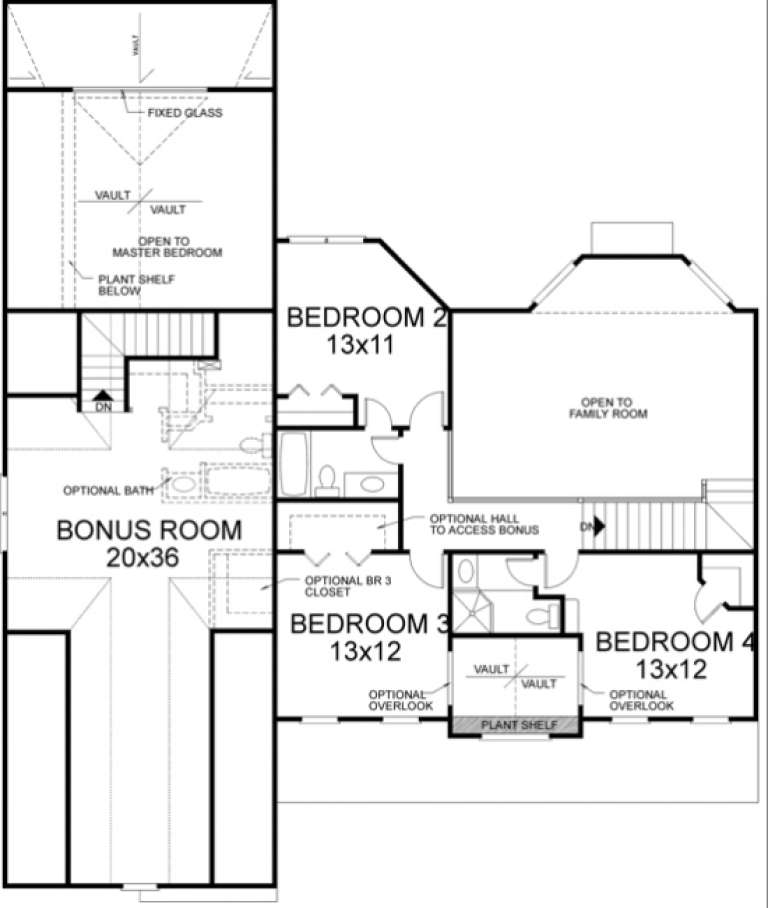 House Plan House Plan #1117 Drawing 2