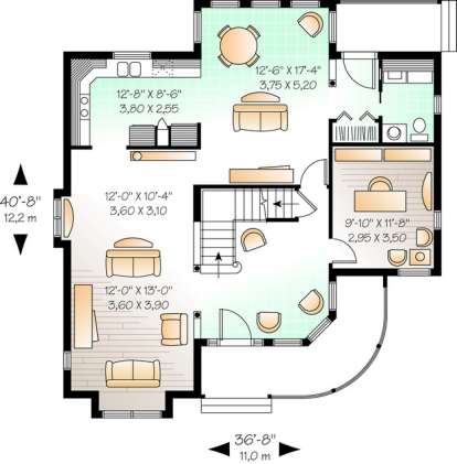 House Plan House Plan #11171 Drawing 1