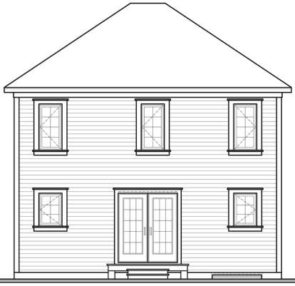 Traditional House Plan #034-00930 Elevation Photo