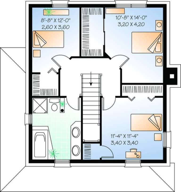 House Plan House Plan #11185 Drawing 2