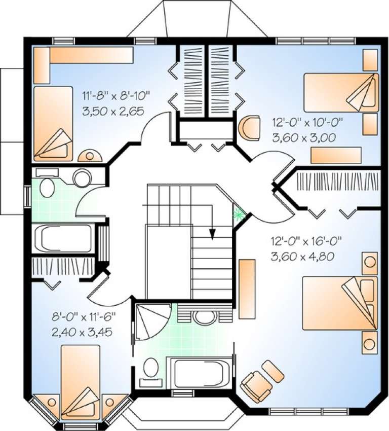 House Plan House Plan #11187 Drawing 2