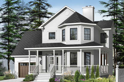 Victorian House Plan #034-00937 Elevation Photo