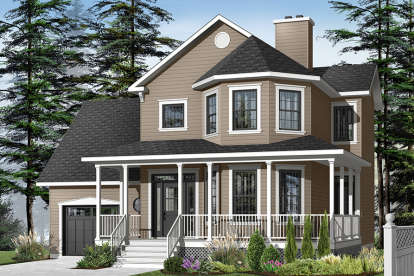 Victorian House Plan #034-00937 Elevation Photo