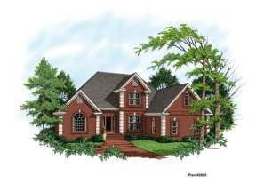 Traditional House Plan #036-00125 Elevation Photo