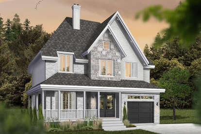 4 Bed, 2 Bath, 1935 Square Foot House Plan - #034-00938