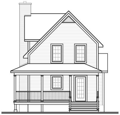 Country House Plan #034-00943 Elevation Photo