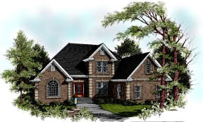 Traditional House Plan #036-00126 Elevation Photo