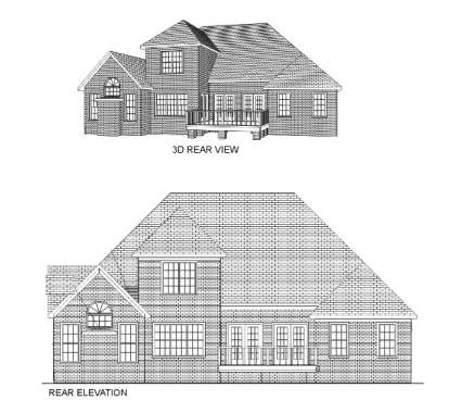 Traditional House Plan #036-00126 Elevation Photo