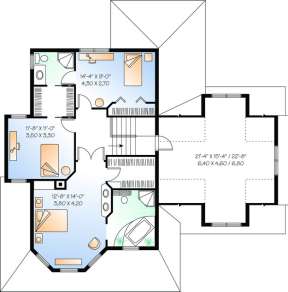 Floorplan 2 for House Plan #034-00951