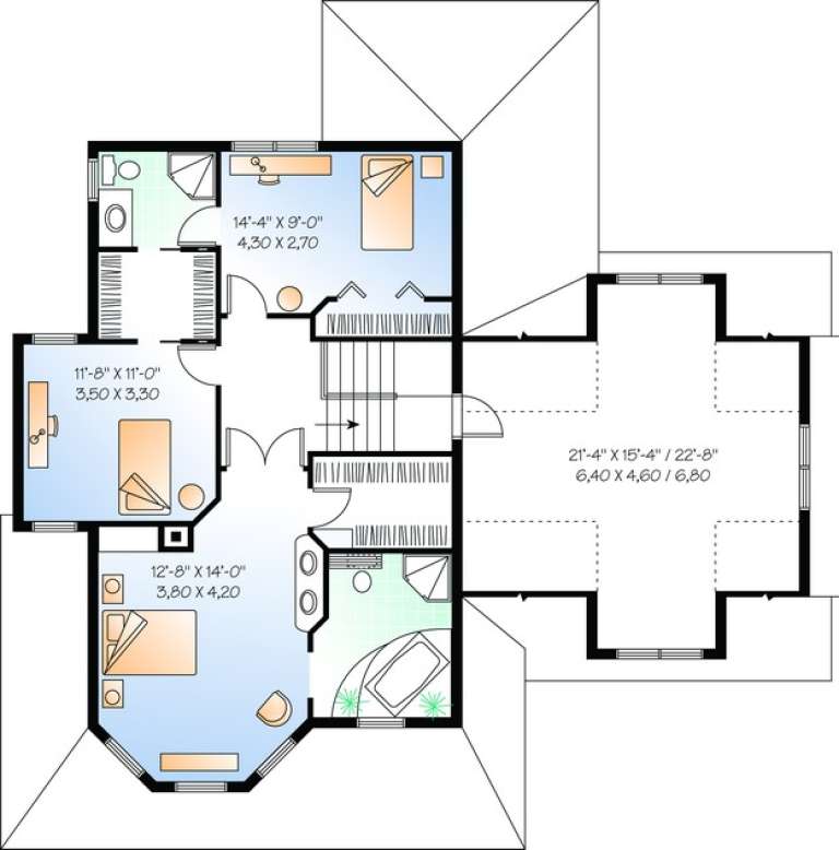 House Plan House Plan #11203 Drawing 2
