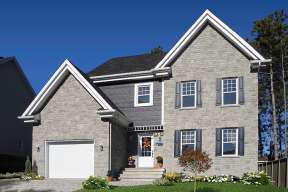 European House Plan #034-00955 Elevation Photo