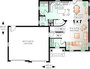 Floorplan 1 for House Plan #034-00956