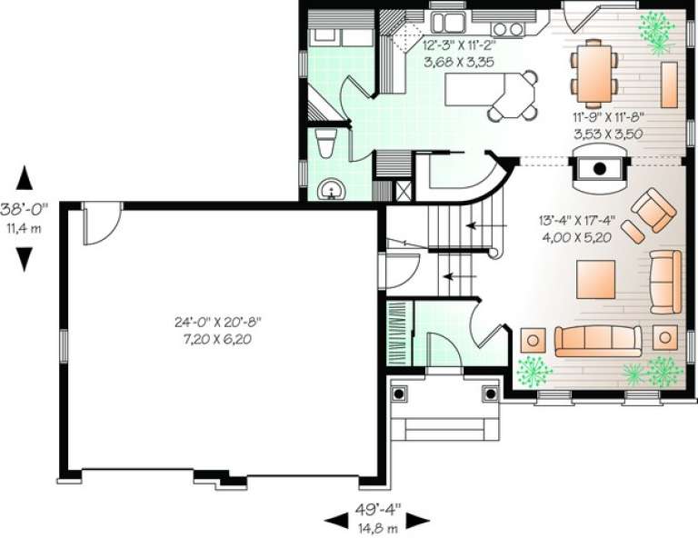 House Plan House Plan #11208 Drawing 1