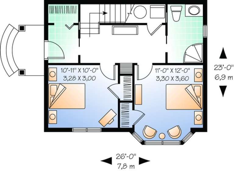 House Plan House Plan #11210 Drawing 1