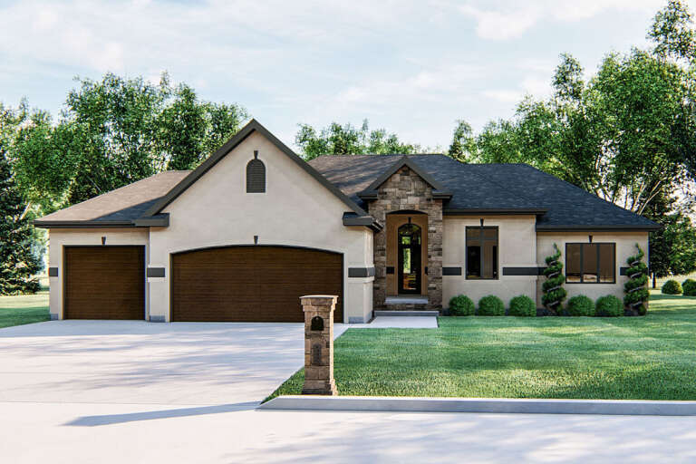House Plan House Plan #11222 Front Elevation 